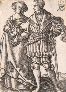 Aus der Serie Die kleinen Hochzeitstänzer, 1538 von Heinrich Aldegrever