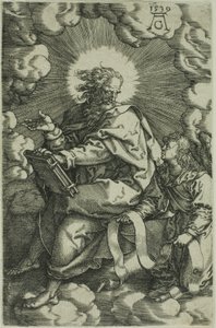 Matthäus, aus Die vier Evangelisten von Heinrich Aldegrever