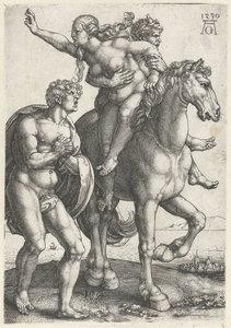 Entführung einer Frau durch einen Satyr