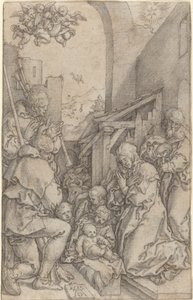 Die Geburt Christi, 1552 von Heinrich Aldegrever