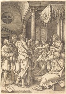 Die beiden Ältesten durch das Zeugnis Daniels überführt von Heinrich Aldegrever