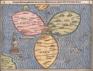 Kleeblatt-Weltkarte, 1581