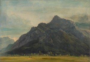 Der Untersberg bei Salzburg von Heinrich Burkel