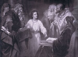 Jesus als Jugendlicher von Heinrich Karl Hofmann