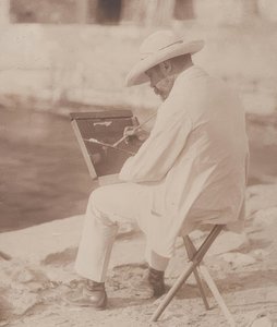 Strandmaler (vermutlich Hugo Henneberg)