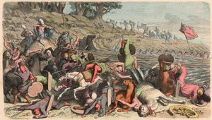 Antikes Griechenland: Alexanders Perserkrieg, Phalanx gegen Perser von Heinrich Leutemann