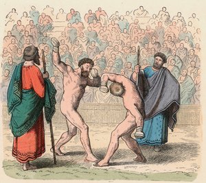 Antikes Griechenland: Boxer von Heinrich Leutemann