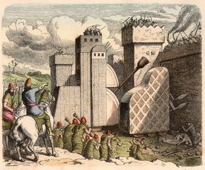 Mesopotamien, Assyrien: Erstürmung einer Festung