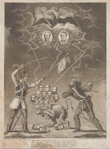 Allegorie der Unterdrückung der ungarischen Revolution 1849, 1849