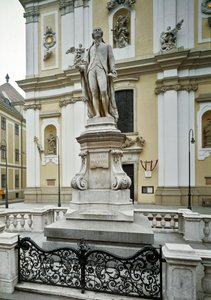 Denkmal zu Ehren des österreichischen Komponisten Franz Joseph Haydn (1732-1809) in Wien, Österreich