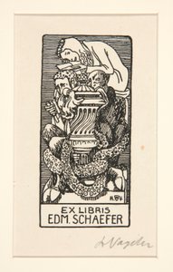 Exlibris: Edm. Schaefer