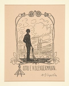 Exlibris von Heinrich Vogeler