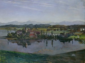 Das Kloster Seeon in Oberbayern, 1892 von Heinrich Wilhelm Truebner