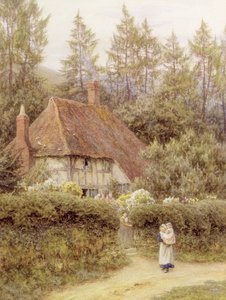 Ein Cottage in der Nähe von Haslemere von Helen Allingham