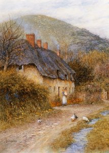 Bei Symondsbury nahe Bridport, Dorset von Helen Allingham