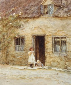 An der Haustür von Helen Allingham