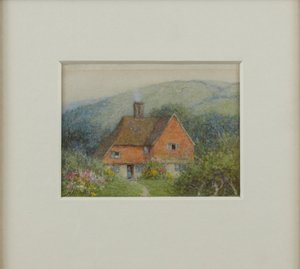 Backsteincottage von Helen Allingham