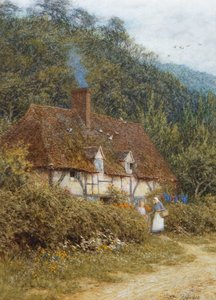 Cottage in der Nähe von Witley, Surrey von Helen Allingham