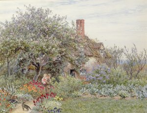 In der Nähe von Hambledon von Helen Allingham
