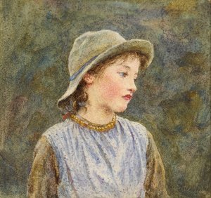Porträtstudie von Hetty von Helen Allingham