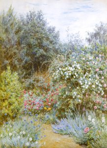 Rosen im Garten von Gertrude Jekyll, Munstead Wood, Surrey von Helen Allingham
