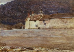 Das letzte Haus in Lynmouth, 1874 von Helen Allingham