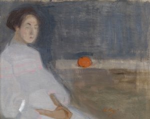 Kostümbild I (Mädchen mit Orange, Die Bäckertochter)