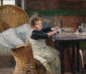 Die Genesende von Helene Schjerfbeck