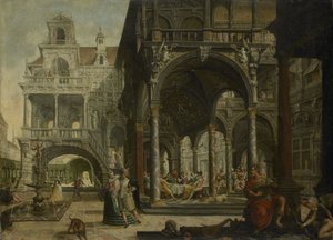 Imaginärer Renaissancepalast von Hendrick Aerts