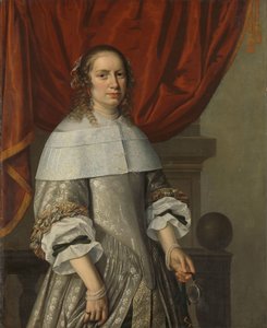 Porträt einer Frau von Hendrick Cornelisz van Vliet (attributed to)