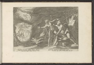 Jupiter vergeht sich an Io von Hendrick Goltzius (workshop of)