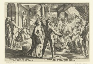Phaëton im Palast des Helios von Hendrick Goltzius (workshop of)