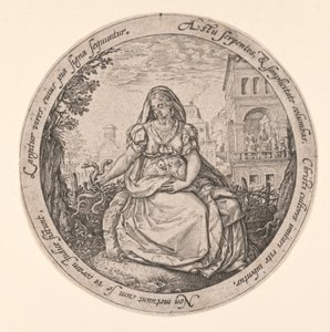 Allegorie der Klugheit von Hendrick Goltzius