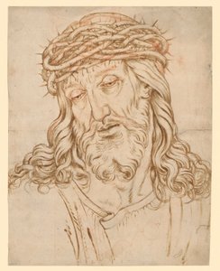 Brustbild des Schmerzensmannes, mit nach links geneigtem Haupt von Hendrick Goltzius