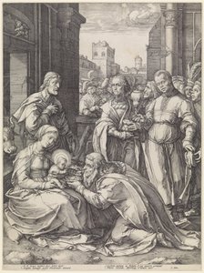 Die drei Könige von Hendrick Goltzius