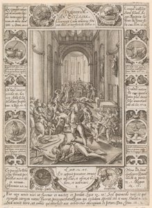 Dissidium in Ecclesia, Blatt 8 der Folge "Allegorien des christlichen Glaubens"
