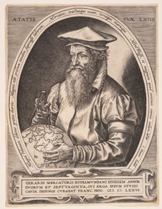 Gerardus Mercator von Hendrick Goltzius