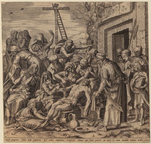 Heiliger Hieronymus von Hendrick Goltzius