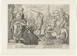Das Martyrium des Paulus, Das Martyrium von (Christus und?) den Aposteln von Hendrick Goltzius