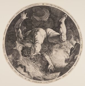 Ixion, aus Die Vier Schandflecken von Hendrick Goltzius