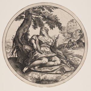 Judah und Thamar von Hendrick Goltzius