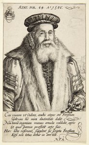 Pieter van Foreest von Hendrick Goltzius