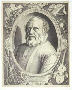 Porträt von Dirck Volkertsz Coornhert von Hendrick Goltzius