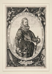 Porträt von Jacques de la Faille von Hendrick Goltzius