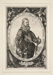 Porträt von Jacques de la Faille von Hendrick Goltzius