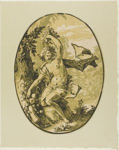 Proserpina, fünfte Tafel aus Demogorgon und die Gottheiten von Hendrick Goltzius