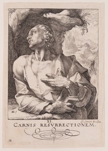 Der heilige Judas Thaddäus, aus Christus, die Apostel und St. Paulus mit dem Glaubensbekenntnis