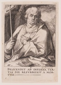 St. Philippus, aus Christus, die Apostel und St. Paulus mit dem Glaubensbekenntnis von Hendrick Goltzius