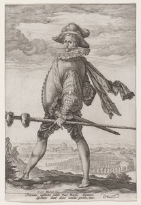 Der Hauptmann der Infanterie von Hendrick Goltzius