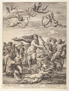 Der Triumph der Galatea von Hendrick Goltzius